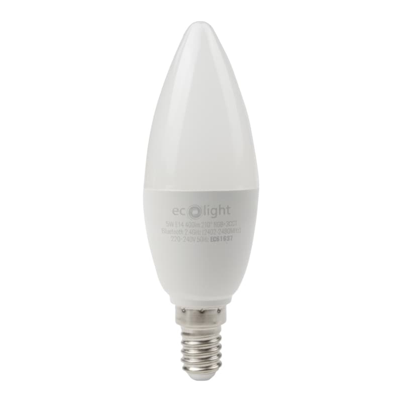 Żarówka LED C37 E14 5 W RGB+CCT Tuya Smart BT