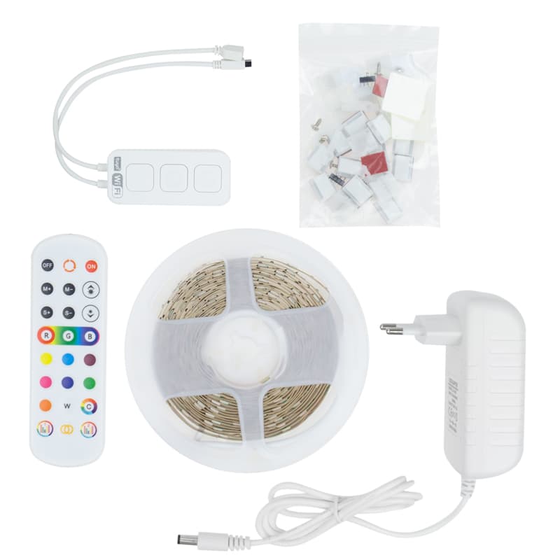 ZESTAW Taśma LED RGB SMART 7.2 W/m IP20 /5 m/