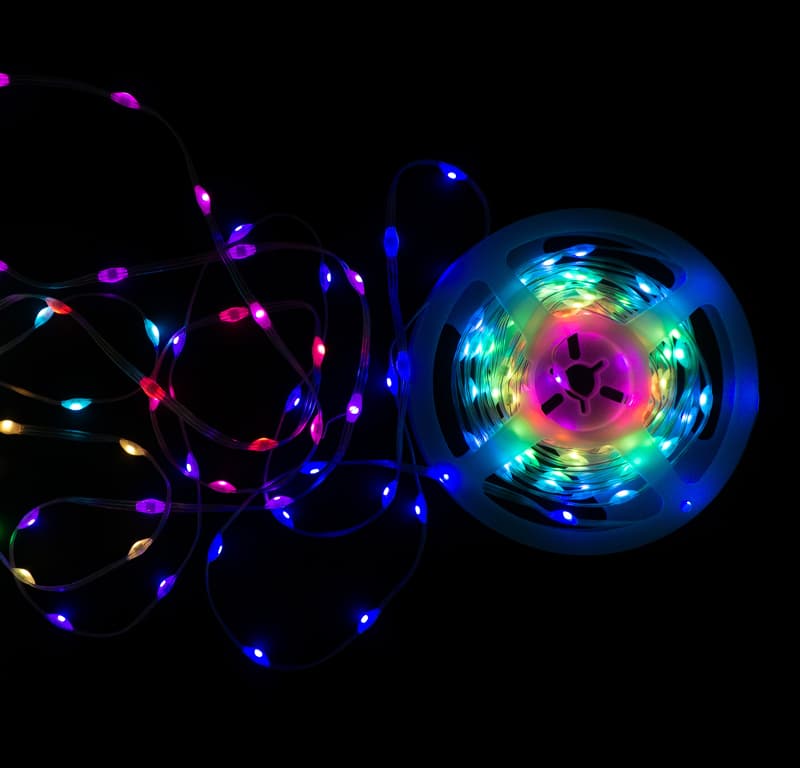 Magiczne lampki 400 LED 1 mln kolorów 20 m DC5V
