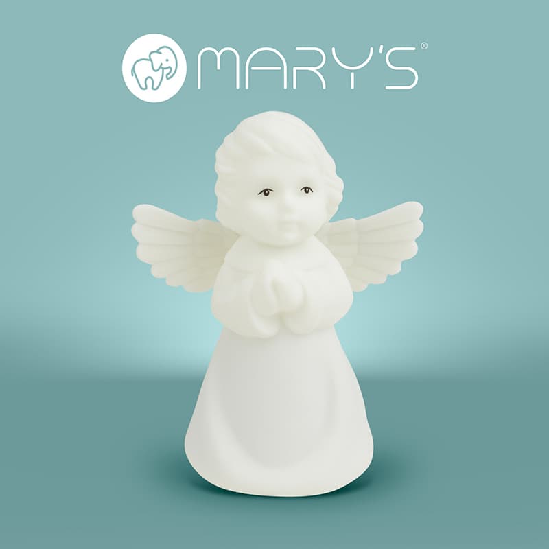 MARY'S lampka nocna LED Aniołek RGB