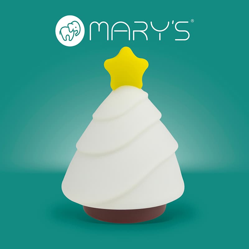 MARY'S lampka nocna LED Choinka RGB