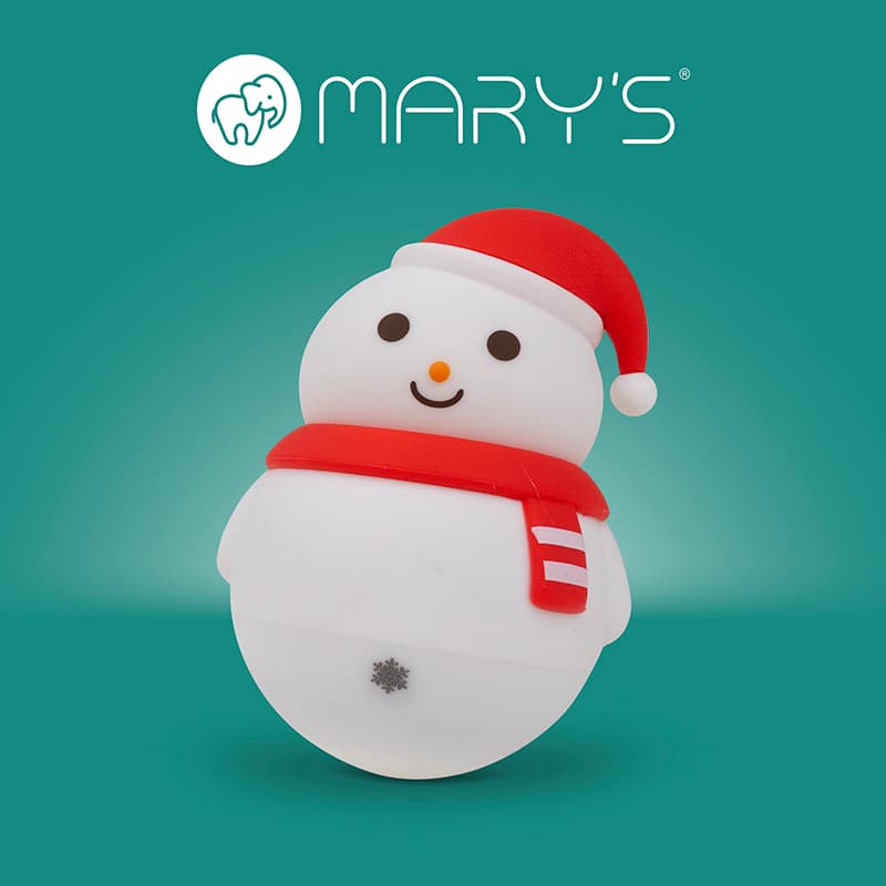 MARY'S lampka nocna LED Bałwan